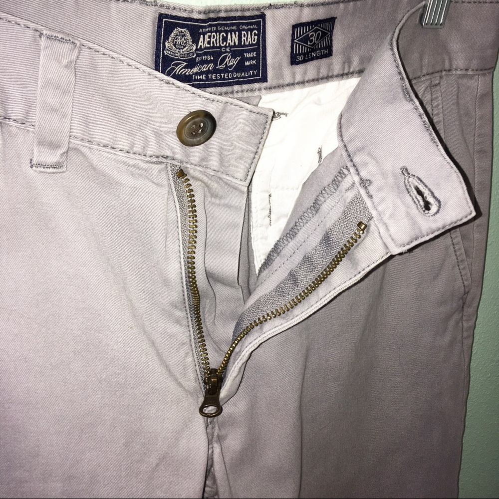 American Rag Men’s Gray Slim Chino Pants - Picture 2 of 4